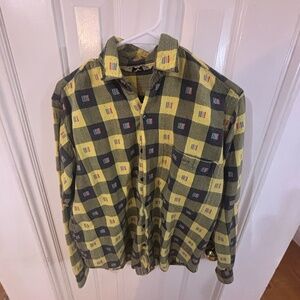 vintage 80s plaid shirt super cozy